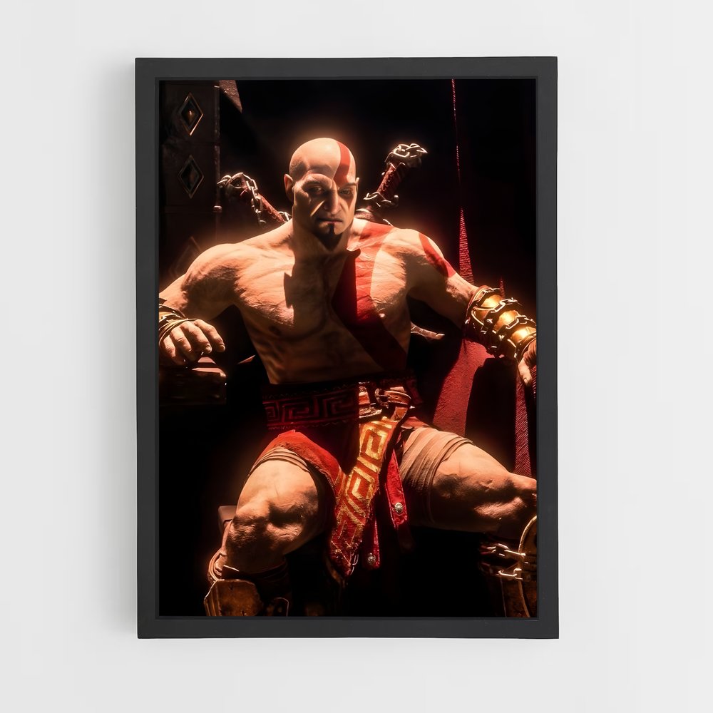 Poster Throne of Power – affiche God of War (vue 2)