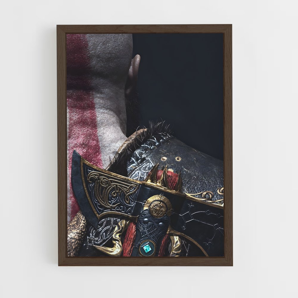 Poster Guerrier Nordique – affiche God of War (vue 5)