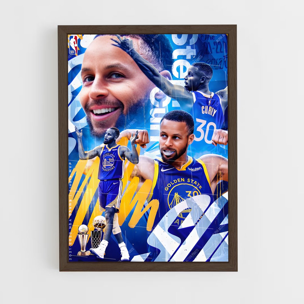 Poster GSW Curry – affiche Basketball (vue 5)