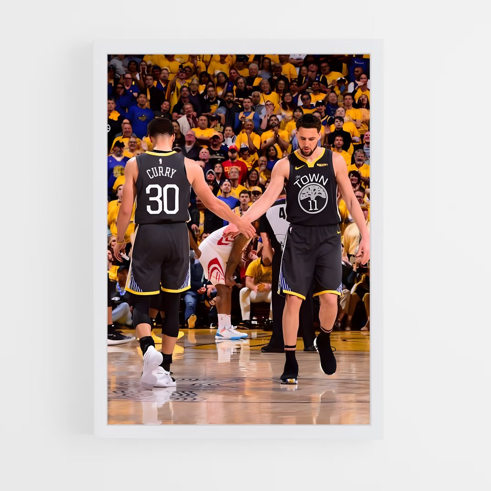 Poster Golden State Warrior Match – affiche Basketball (vue 3)
