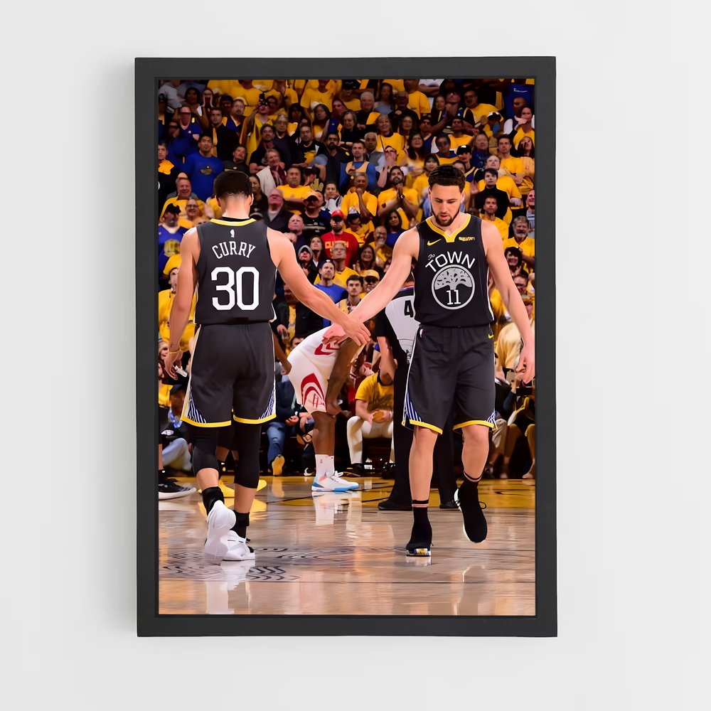 Poster Golden State Warrior Match – affiche Basketball (vue 2)