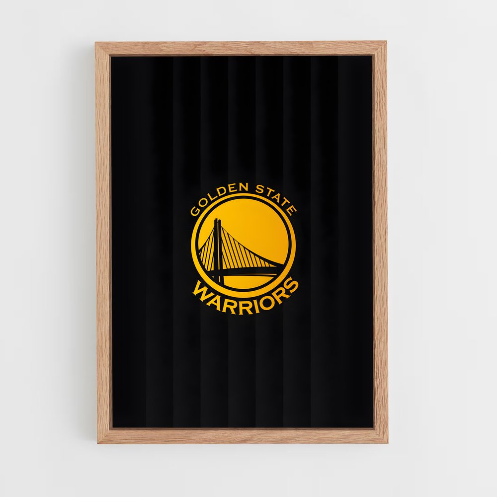 Poster Logo Golden State Warrior – affiche Basketball (vue 4)