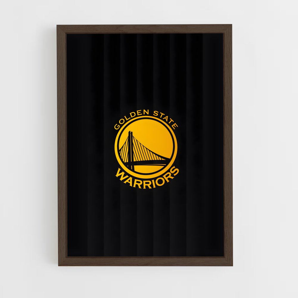 Poster Logo Golden State Warrior – affiche Basketball (vue 5)