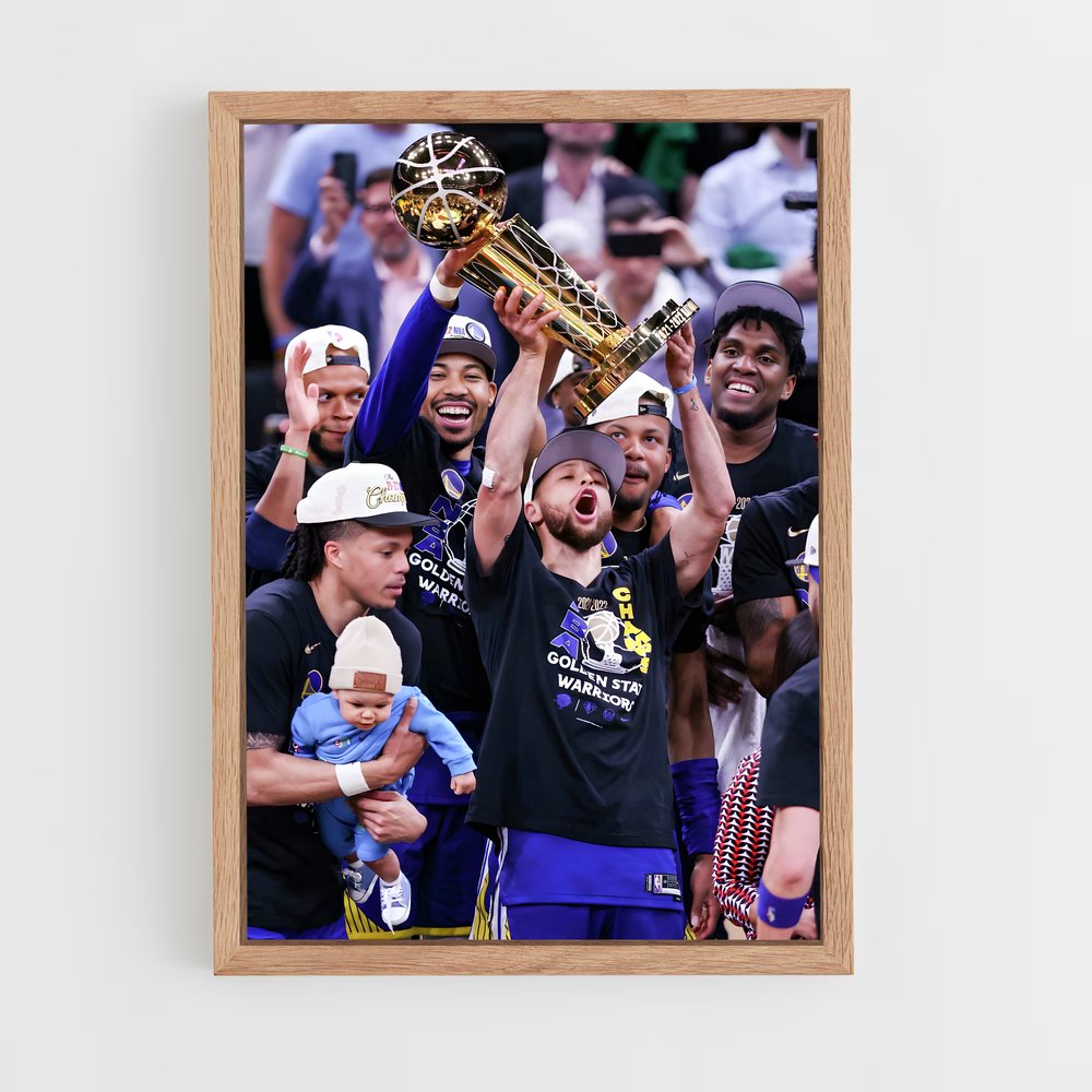 Poster Golden State Warrior Coupe – affiche Basketball (vue 4)