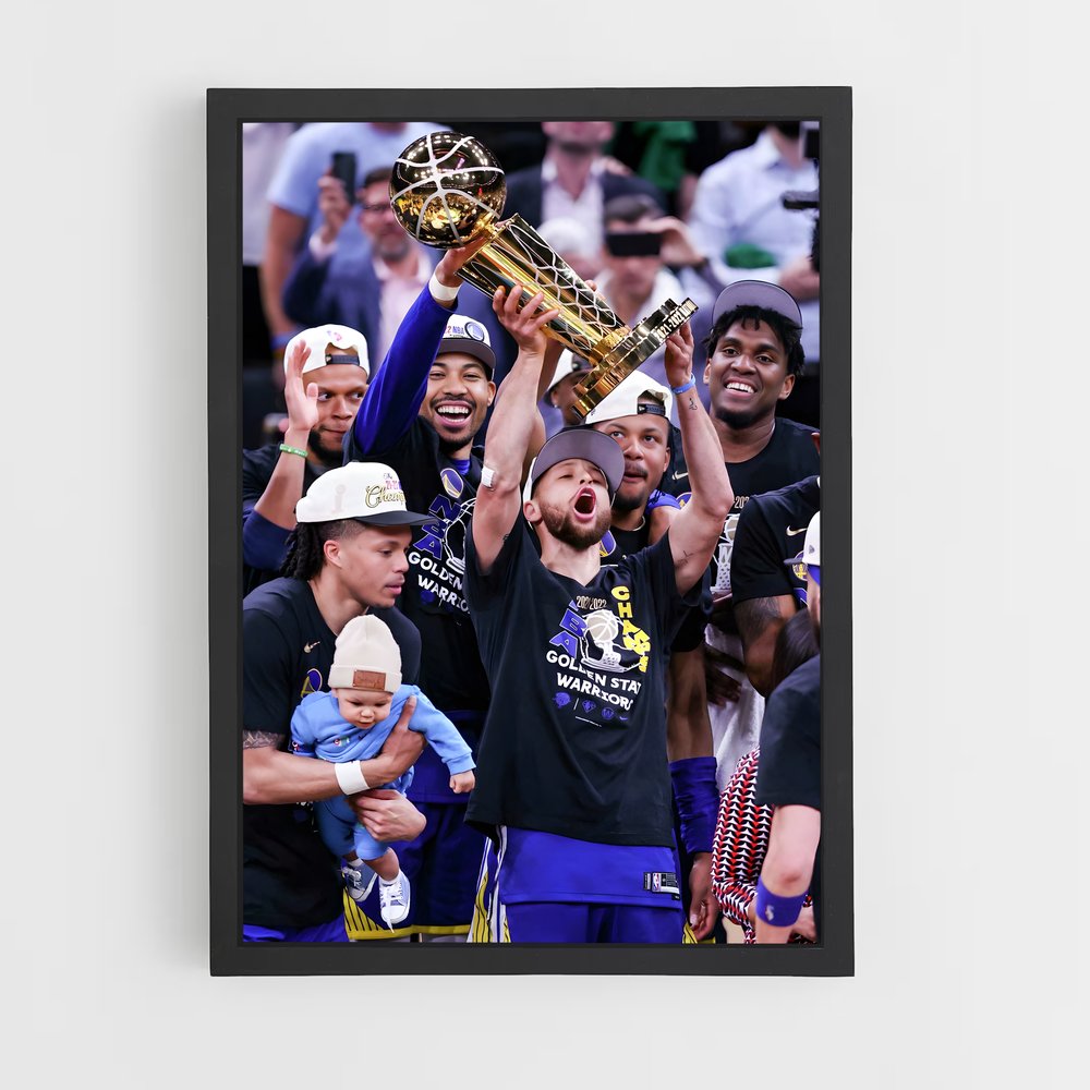 Poster Golden State Warrior Coupe – affiche Basketball (vue 2)
