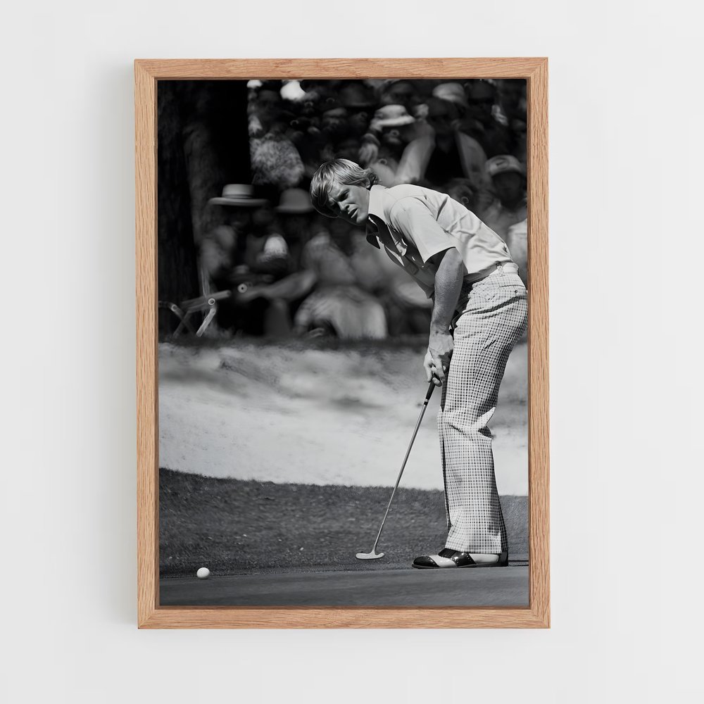 Poster Johnny Miller putt – affiche Golf (vue 4)