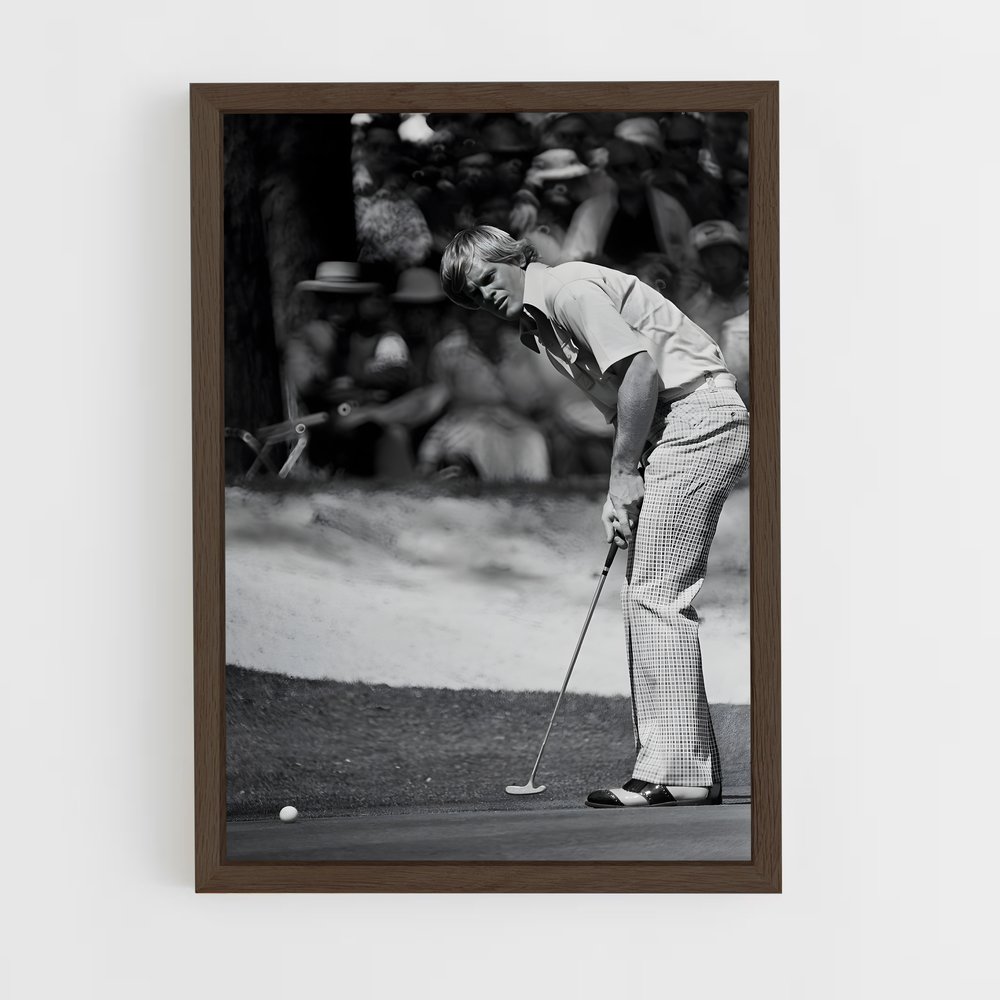 Poster Johnny Miller putt – affiche Golf (vue 5)