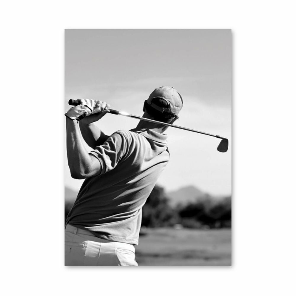 Poster Tiger Woods cri – affiche Golf