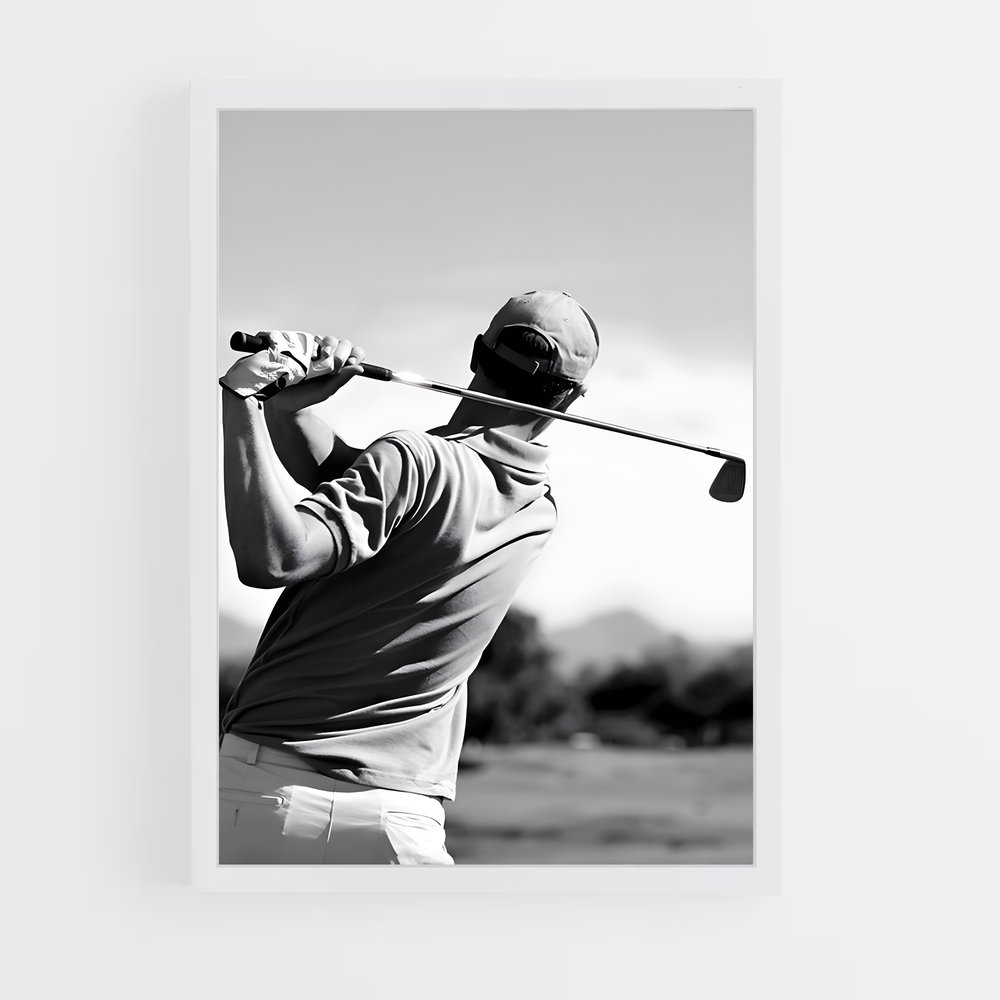 Poster Tiger Woods cri – affiche Golf (vue 3)