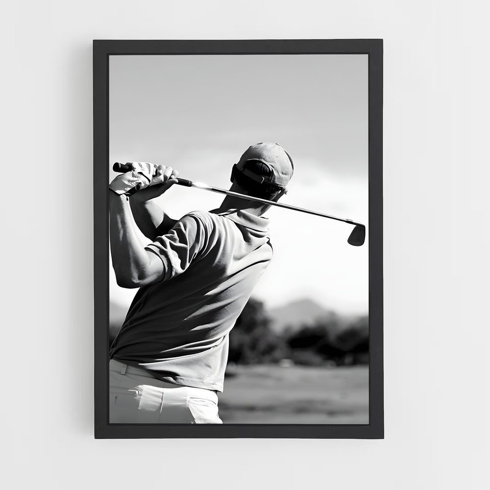 Poster Tiger Woods cri – affiche Golf (vue 2)