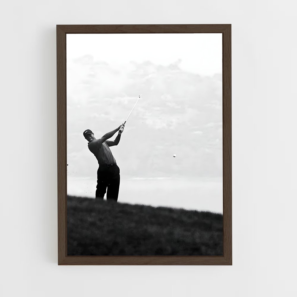 Poster Tiger Woods Tir – affiche Golf (vue 5)