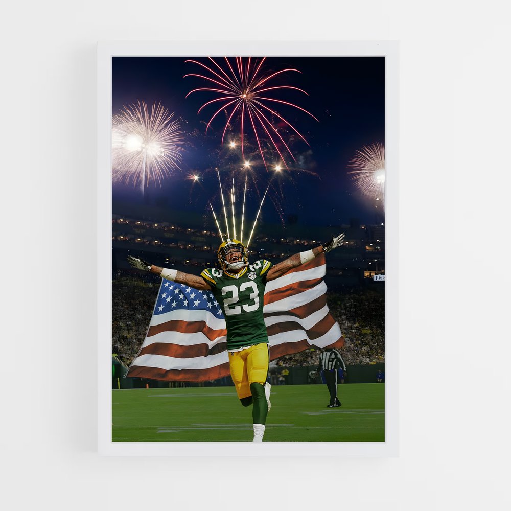 Poster Green Bay Packers Amérique – affiche Football US (vue 3)