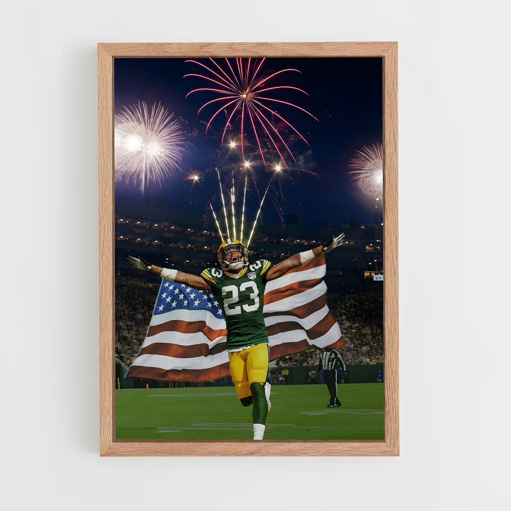 Poster Green Bay Packers Amérique – affiche Football US (vue 4)