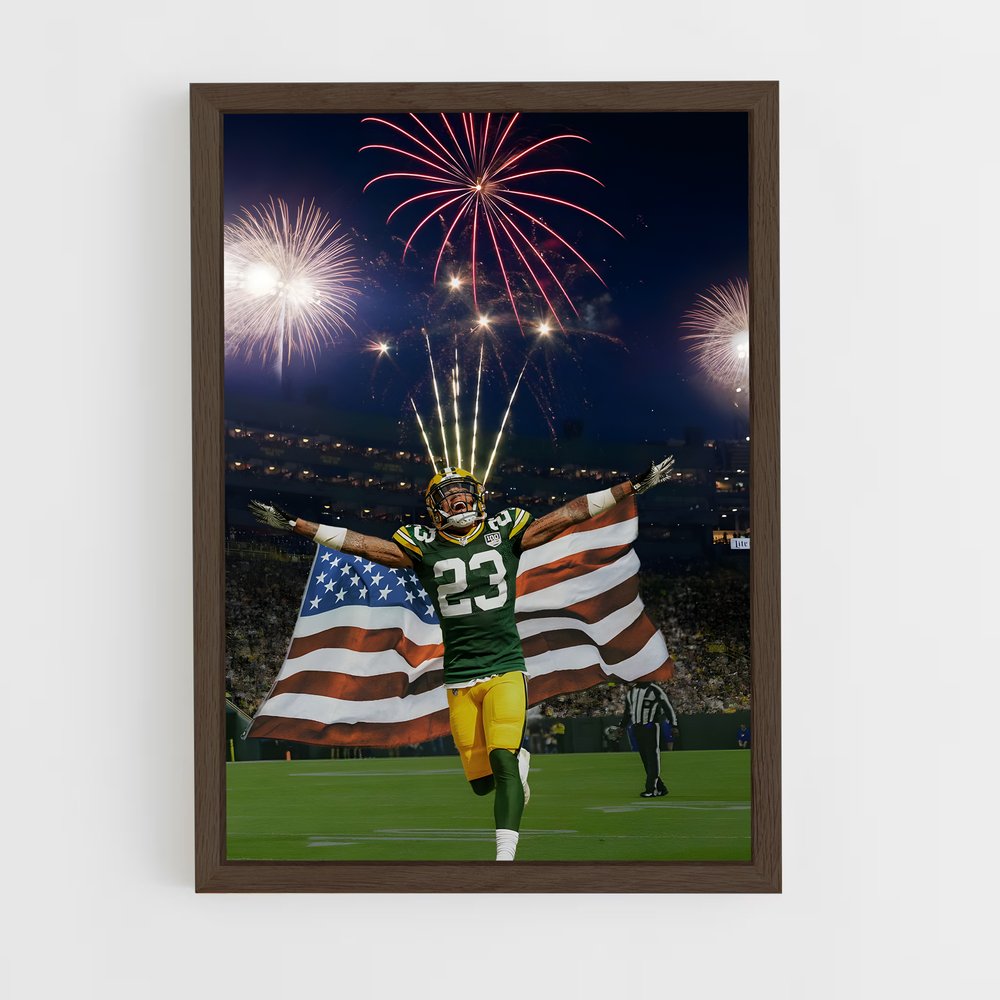 Poster Green Bay Packers Amérique – affiche Football US (vue 5)
