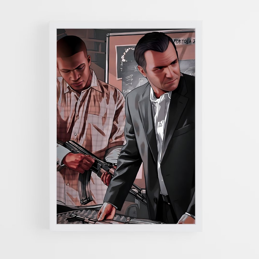 Poster GTA V Mafia (vue 3)