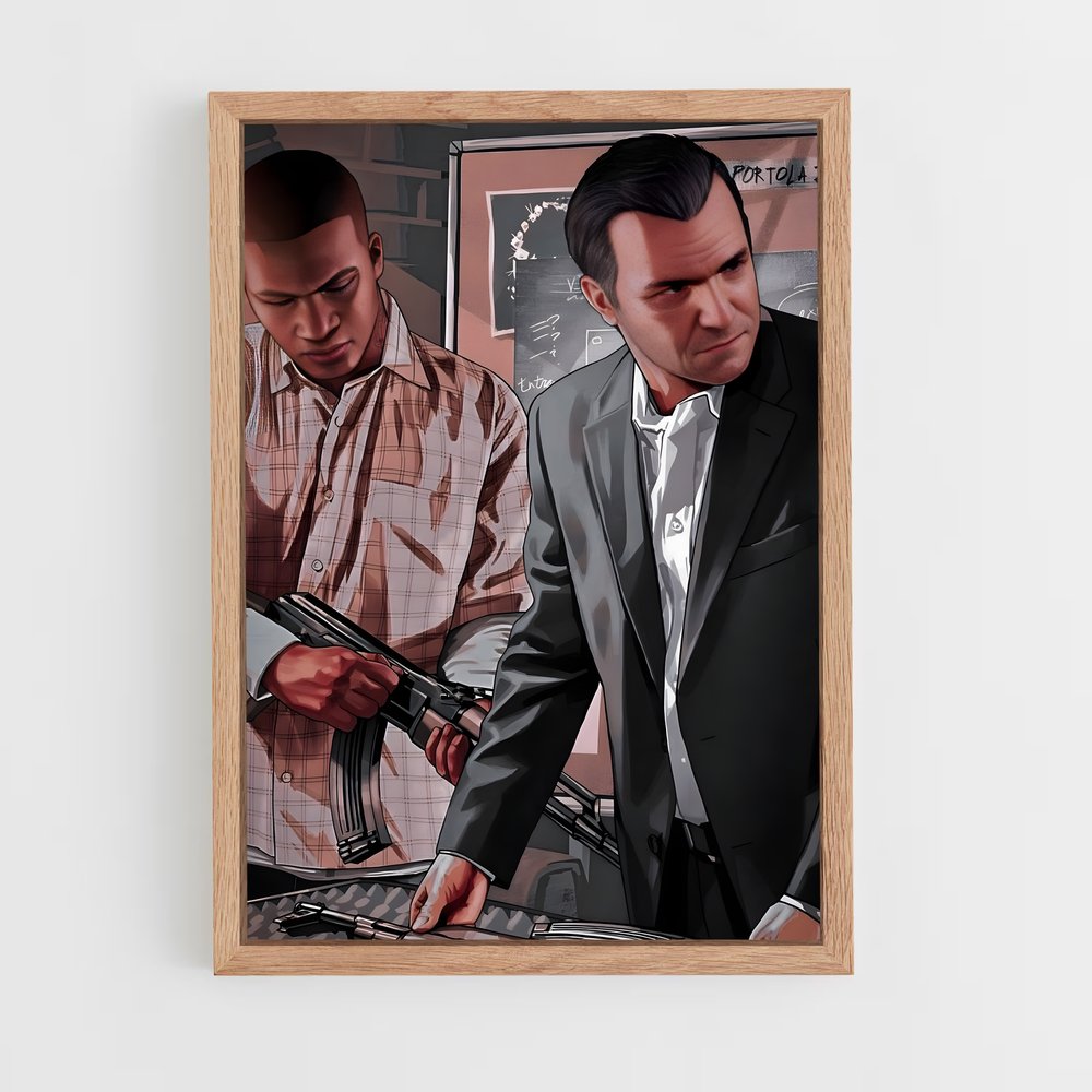 Poster GTA V Mafia (vue 4)