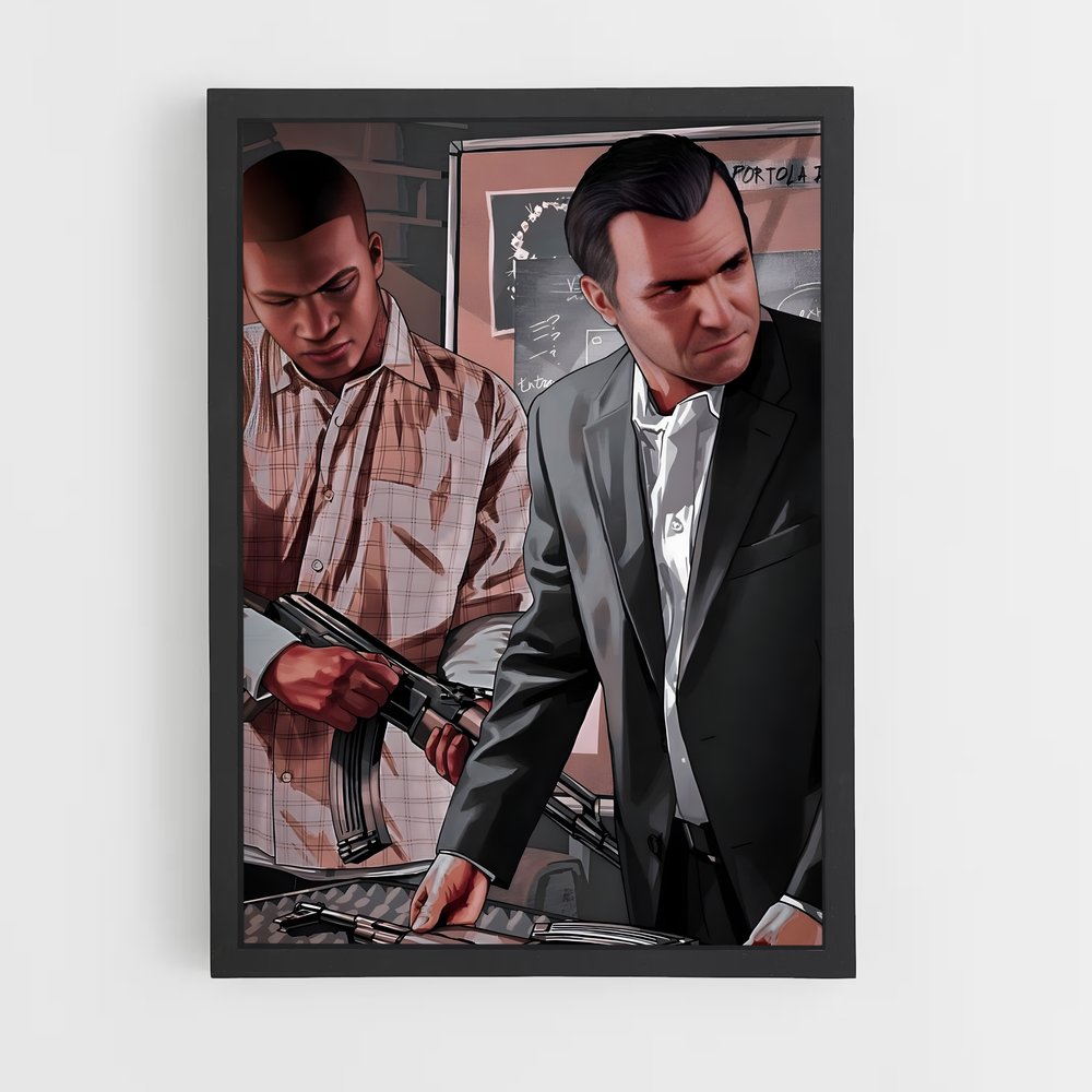 Poster GTA V Mafia (vue 2)