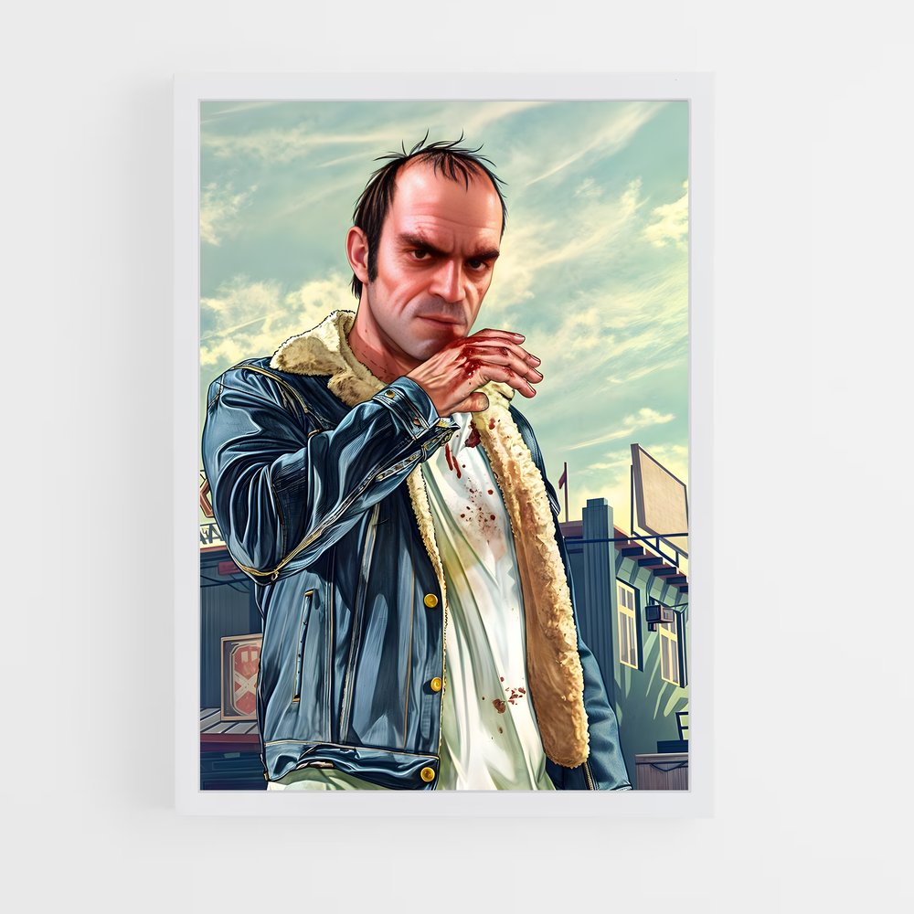 Poster Trevor Philips – affiche GTA V (vue 3)
