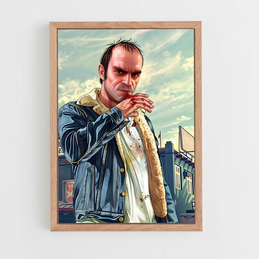 Poster Trevor Philips – affiche GTA V (vue 4)