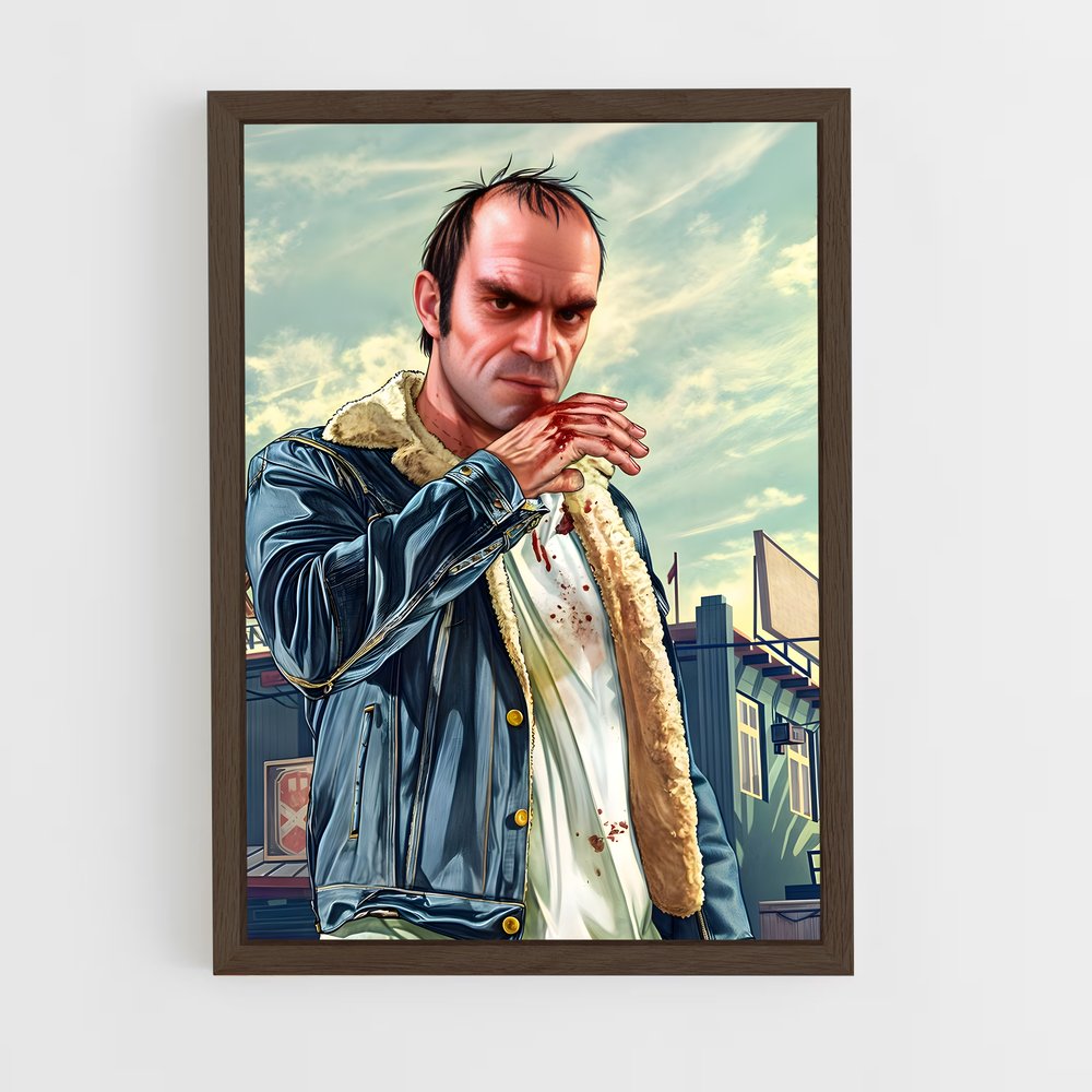 Poster Trevor Philips – affiche GTA V (vue 5)