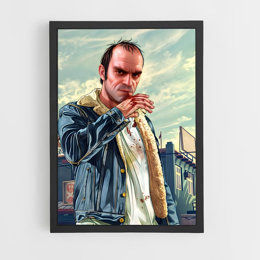 Poster Trevor Philips – affiche GTA V (vue 2)