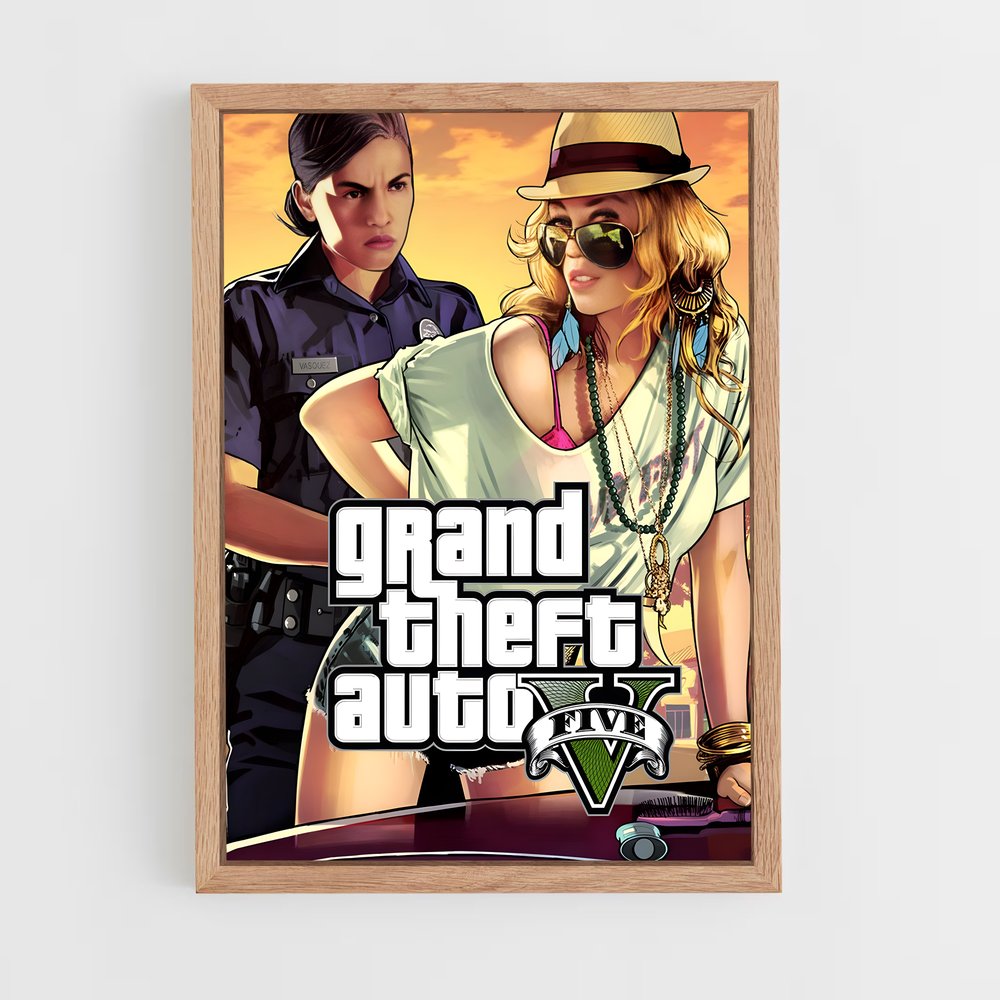 Poster GTA V Femme (vue 4)