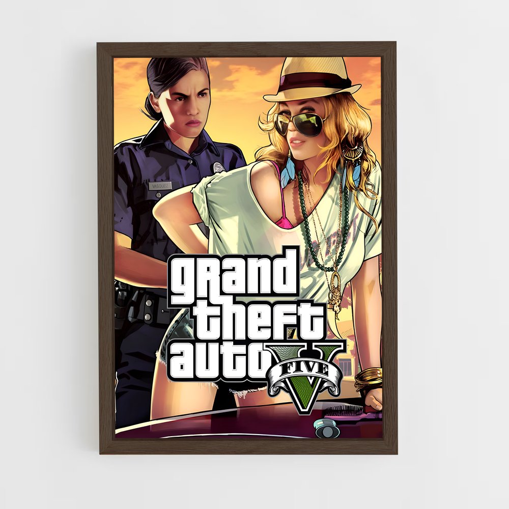 Poster GTA V Femme (vue 5)