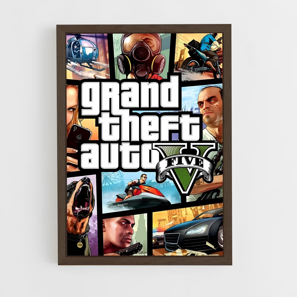 Poster GTA V Couverture (vue 5)