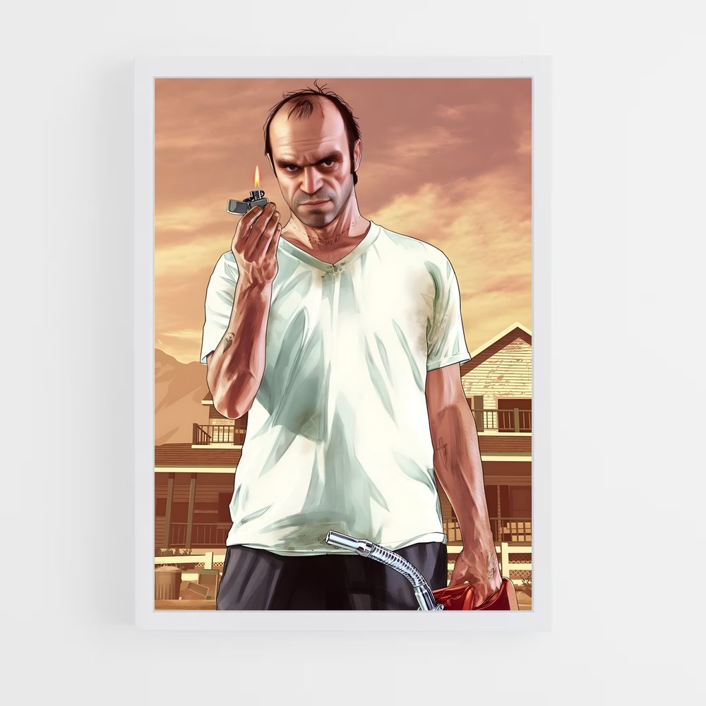 Poster GTA V Pyromane (vue 3)