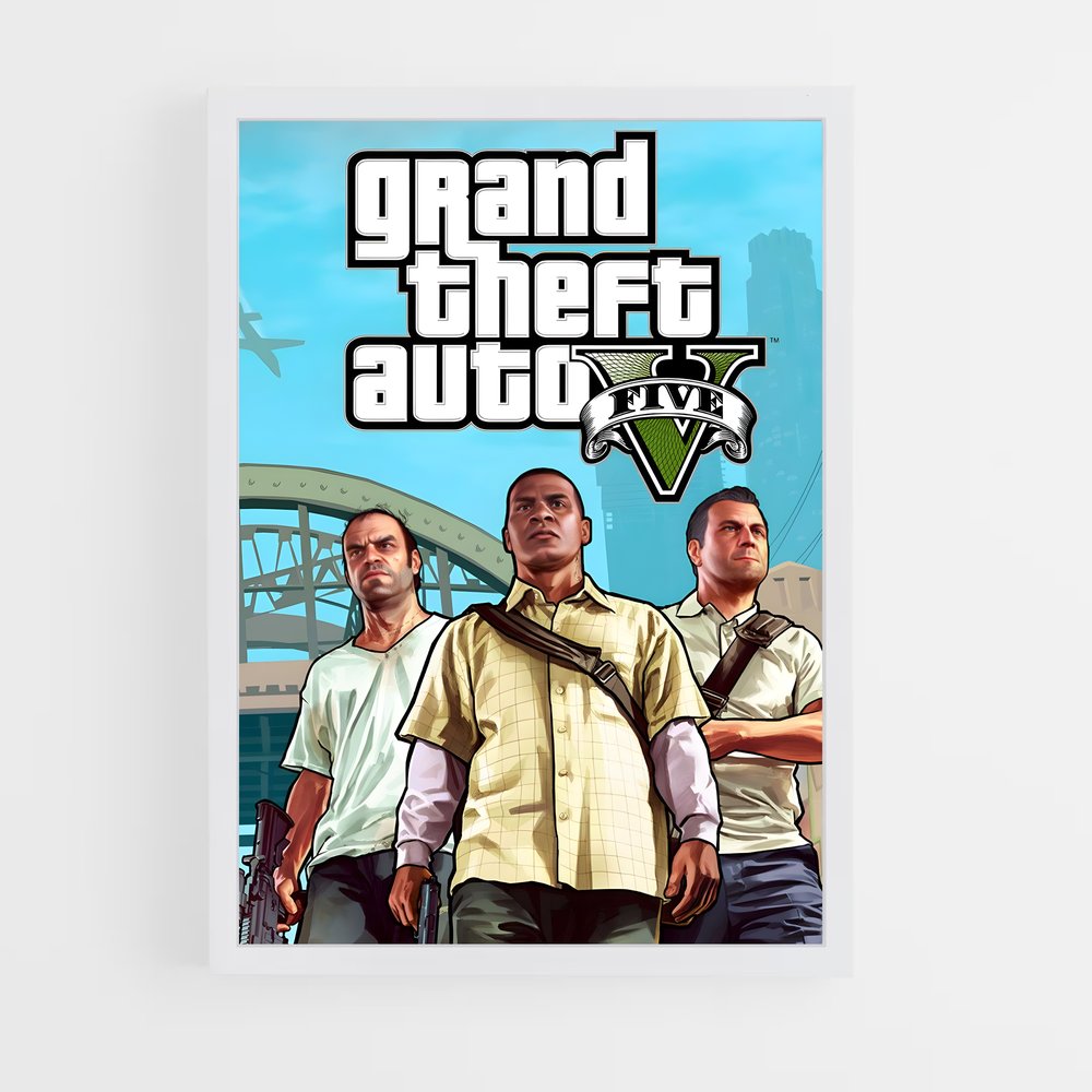 Poster GTA V Mission (vue 3)