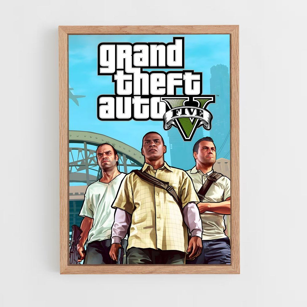 Poster GTA V Mission (vue 4)