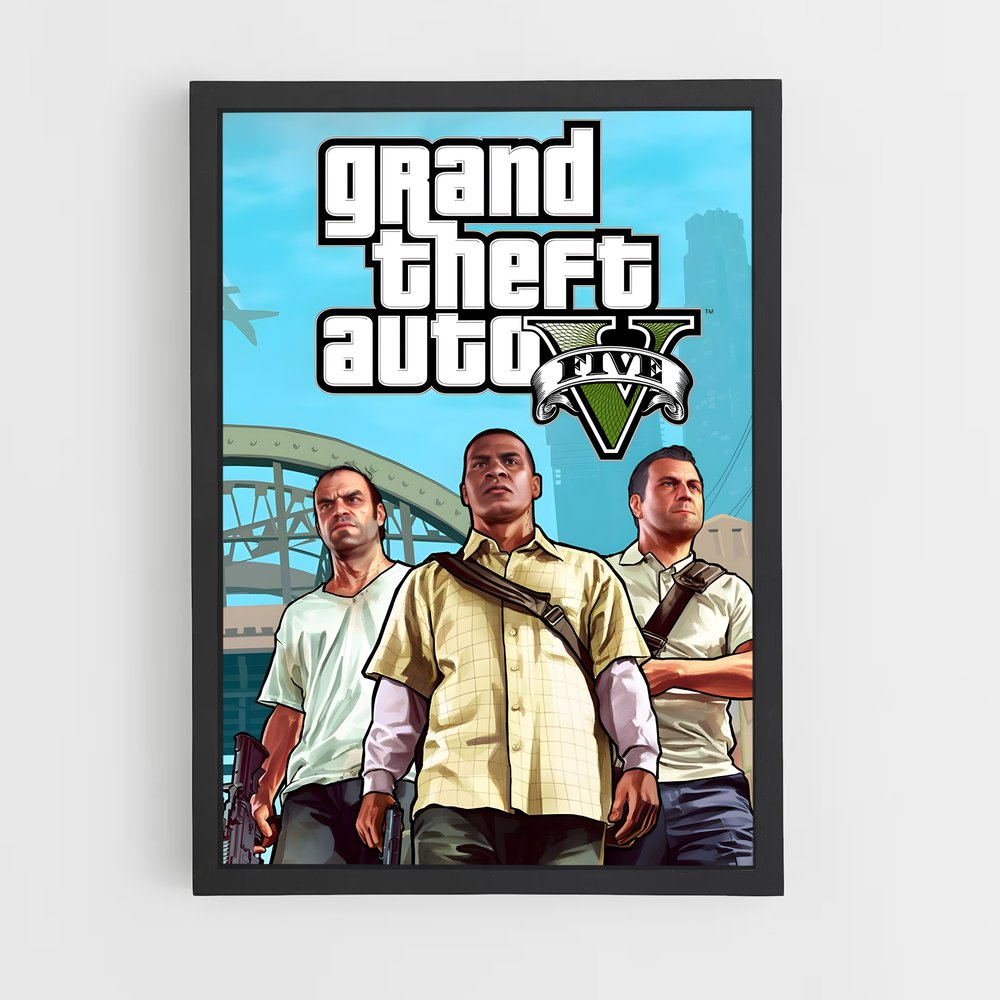 Poster GTA V Mission (vue 2)