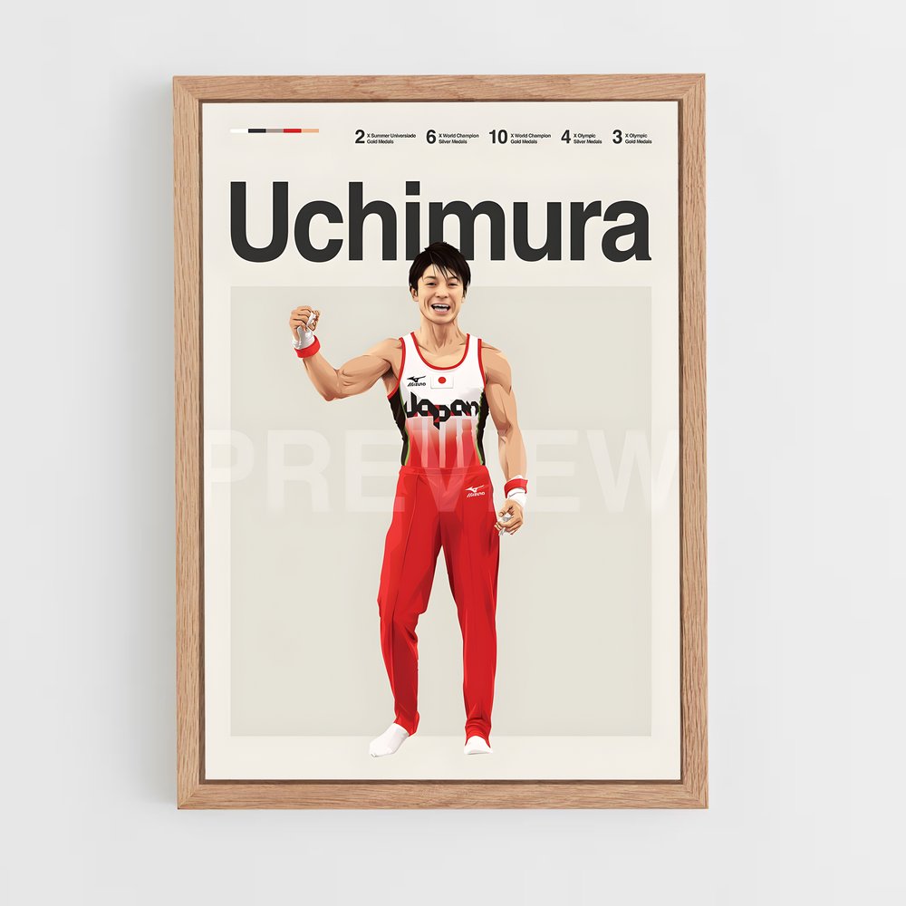 Poster Champion Gymnastique (vue 4)