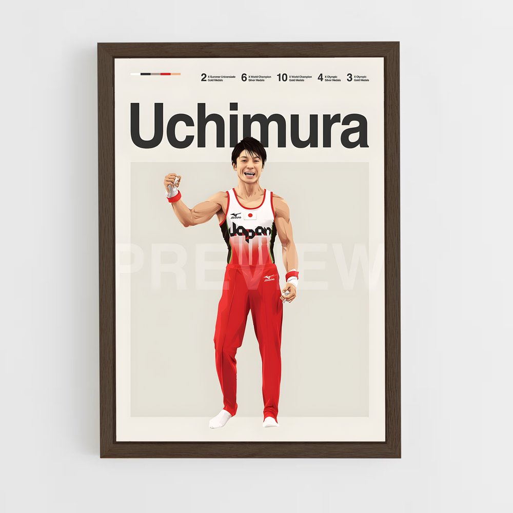 Poster Champion Gymnastique (vue 5)