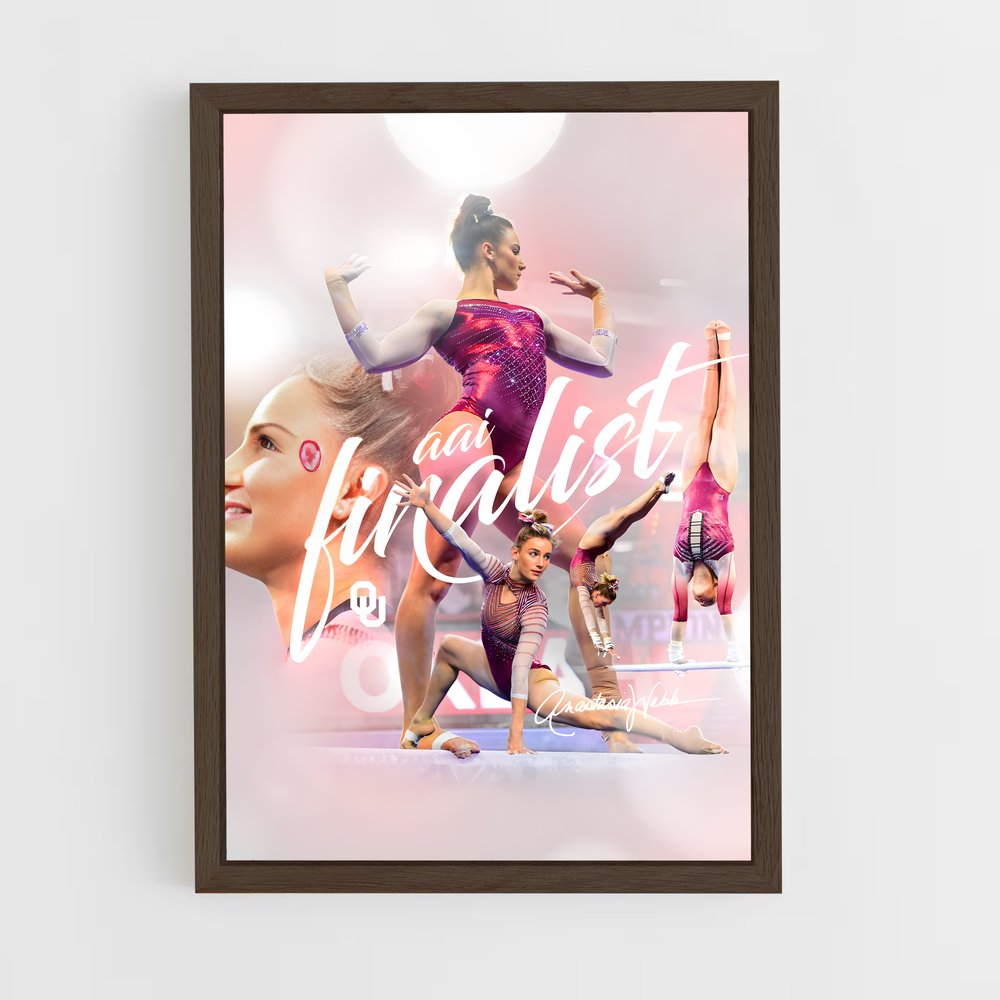 Poster Gymnaste Finaliste – affiche Gymnastique (vue 5)