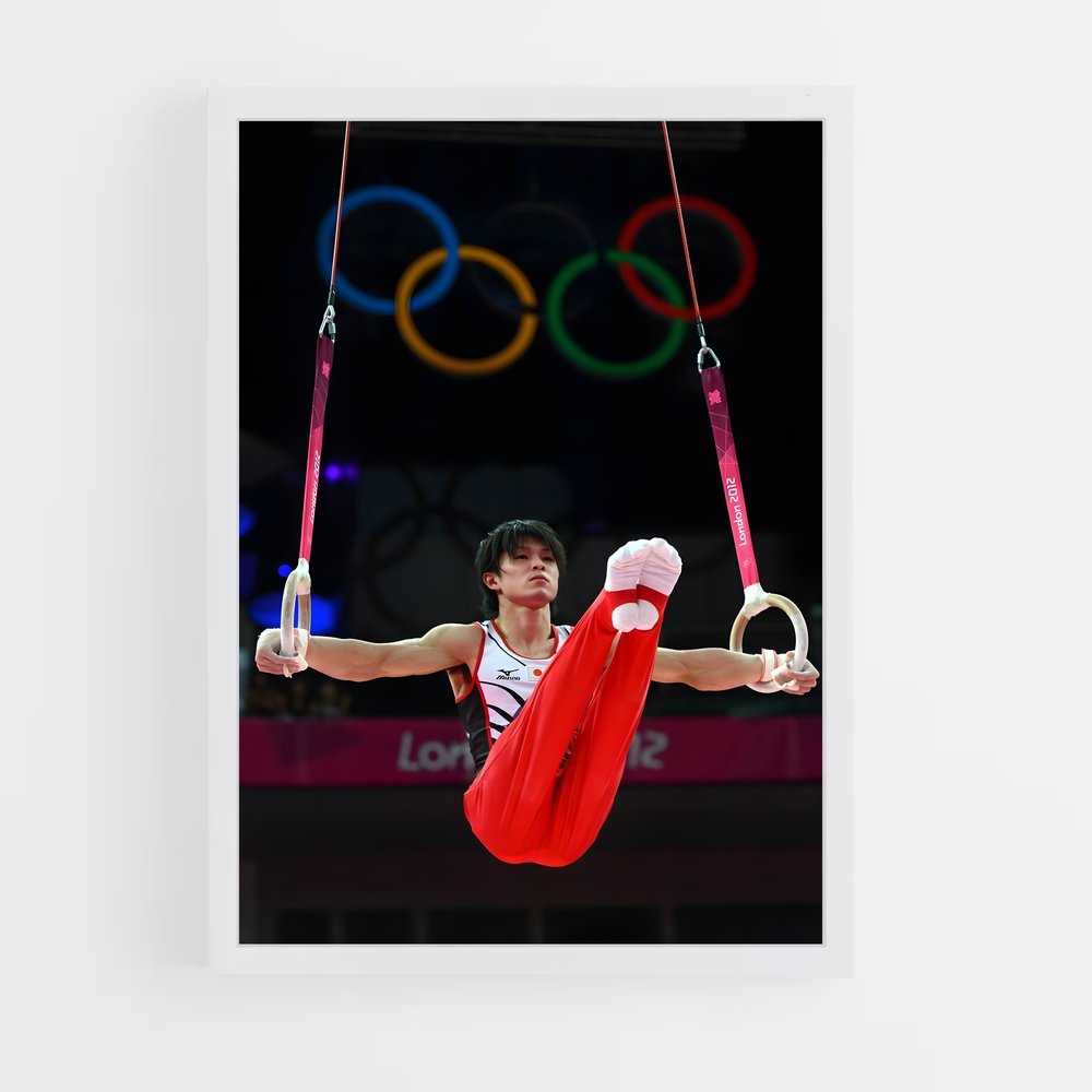 Poster Athlète Olympique – affiche Gymnastique (vue 3)