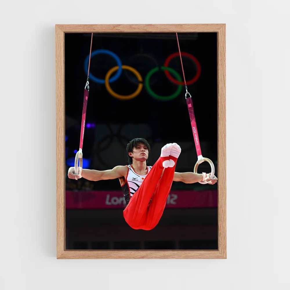 Poster Athlète Olympique – affiche Gymnastique (vue 4)