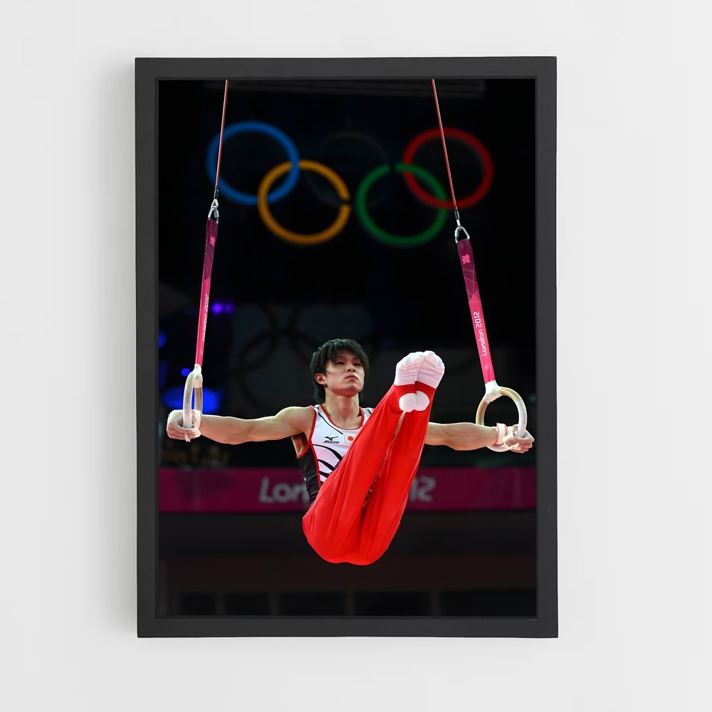 Poster Athlète Olympique – affiche Gymnastique (vue 2)