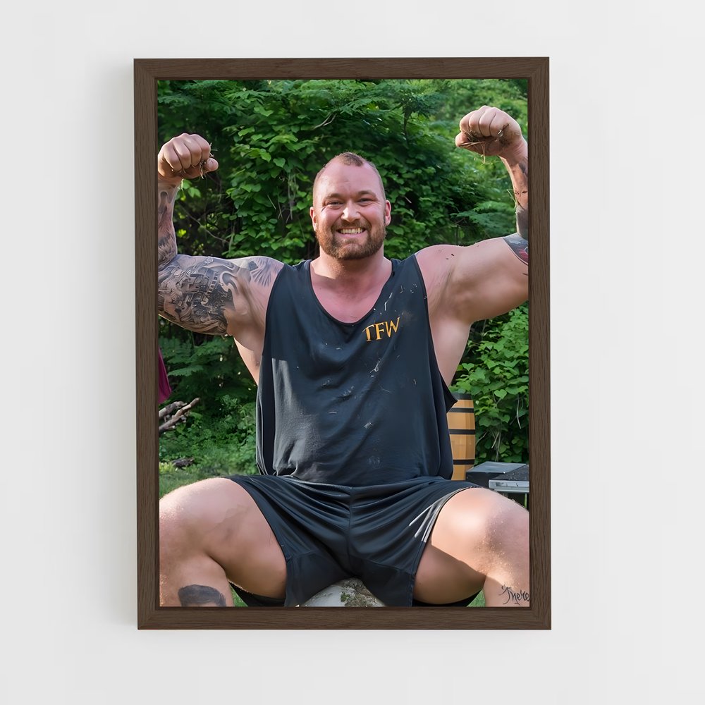 Poster Force et Puissance – affiche Musculation (vue 5)
