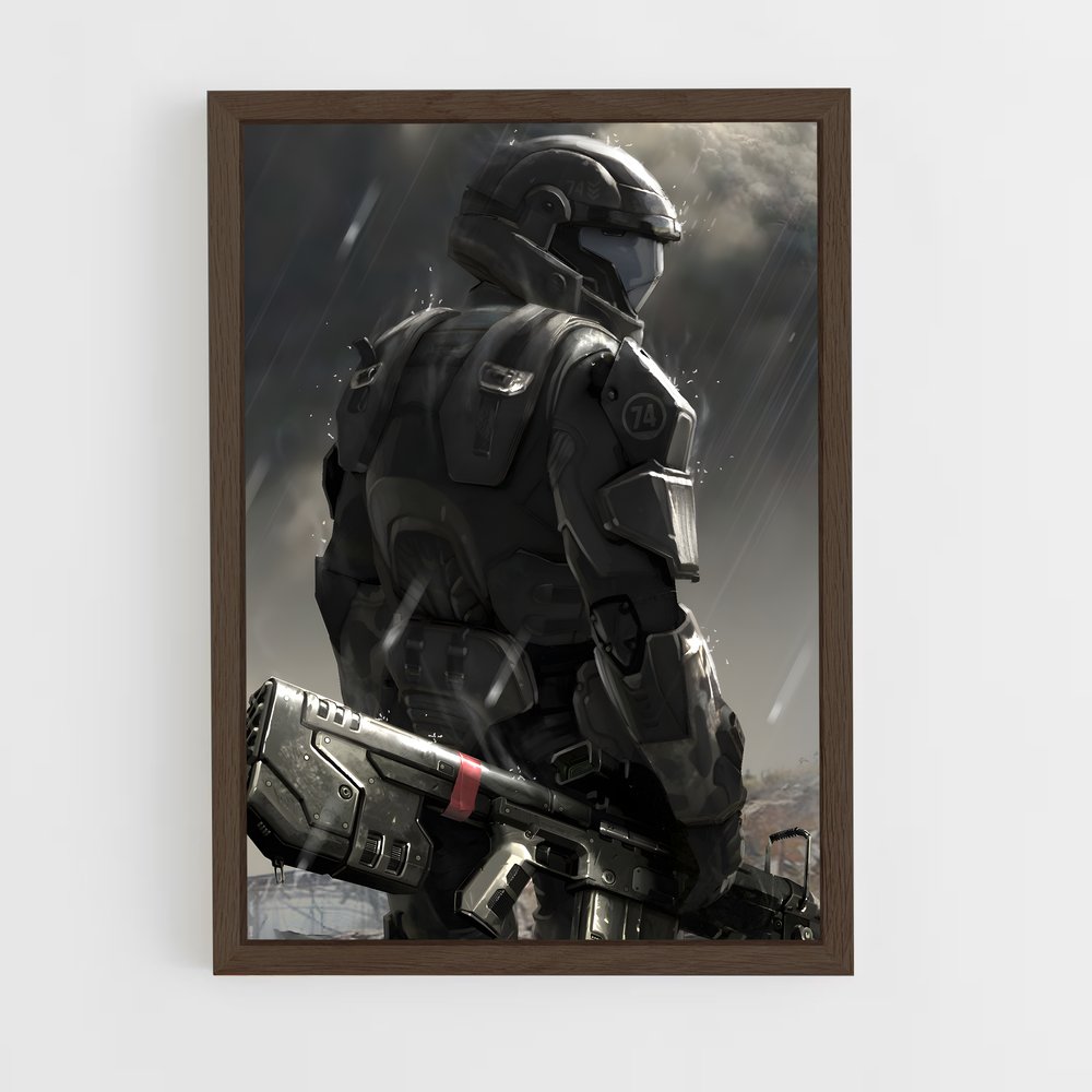 Poster Sentinelle Astrale – affiche Halo (vue 5)