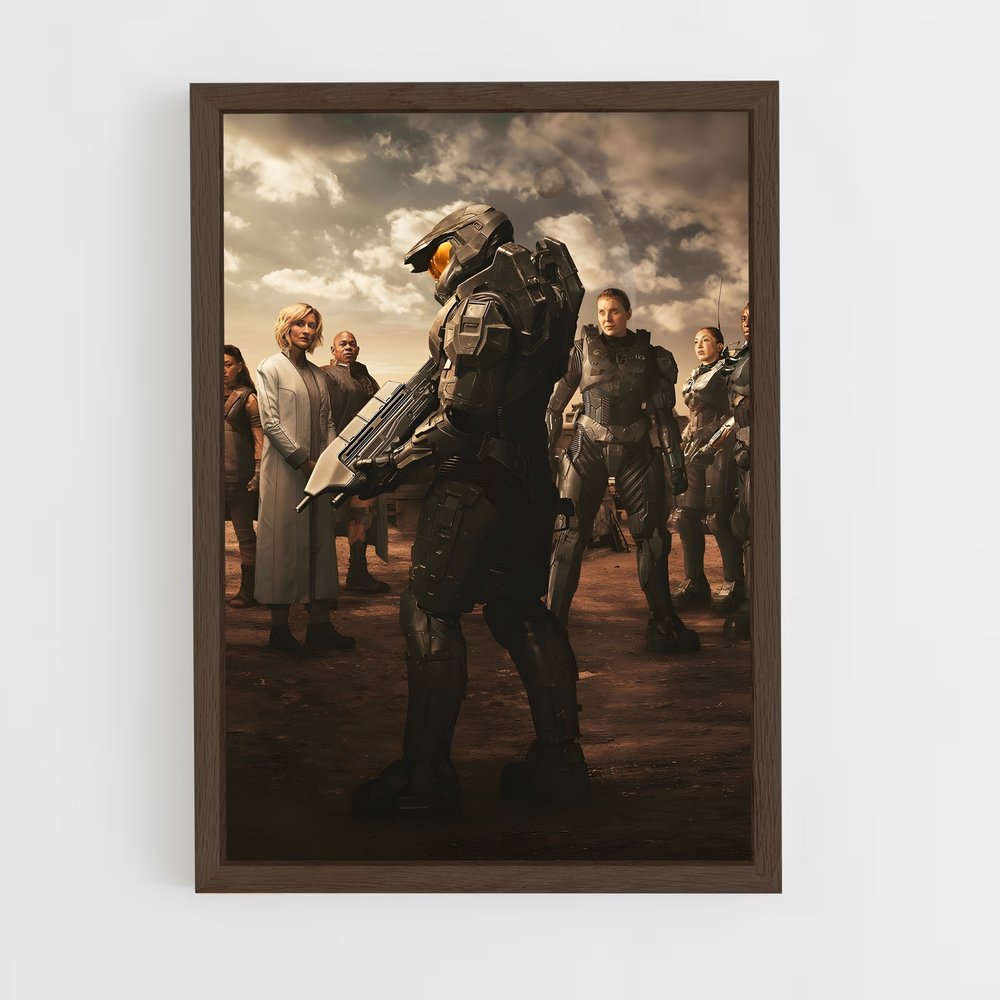 Poster Guerrier de l'Avenir – affiche Halo (vue 5)