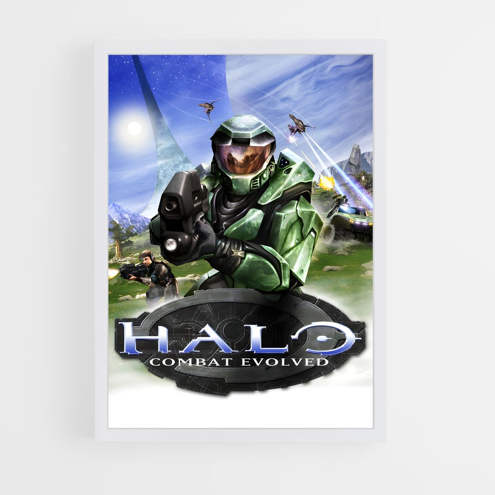 Poster Combat Spacieux – affiche Halo (vue 3)