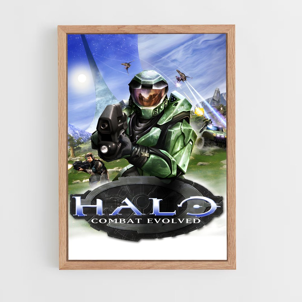 Poster Combat Spacieux – affiche Halo (vue 4)