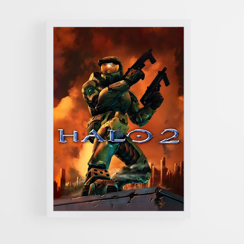 Poster Guerre Galactique – affiche Halo (vue 3)