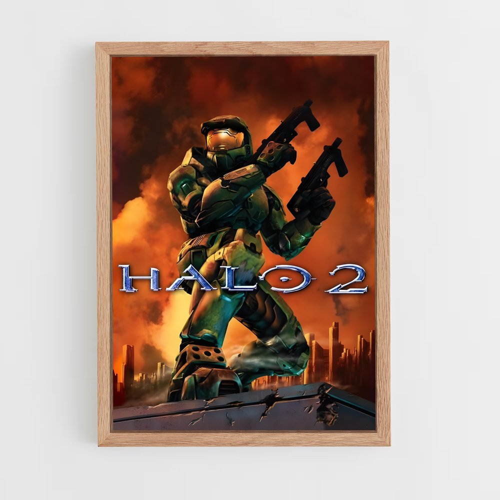 Poster Guerre Galactique – affiche Halo (vue 4)