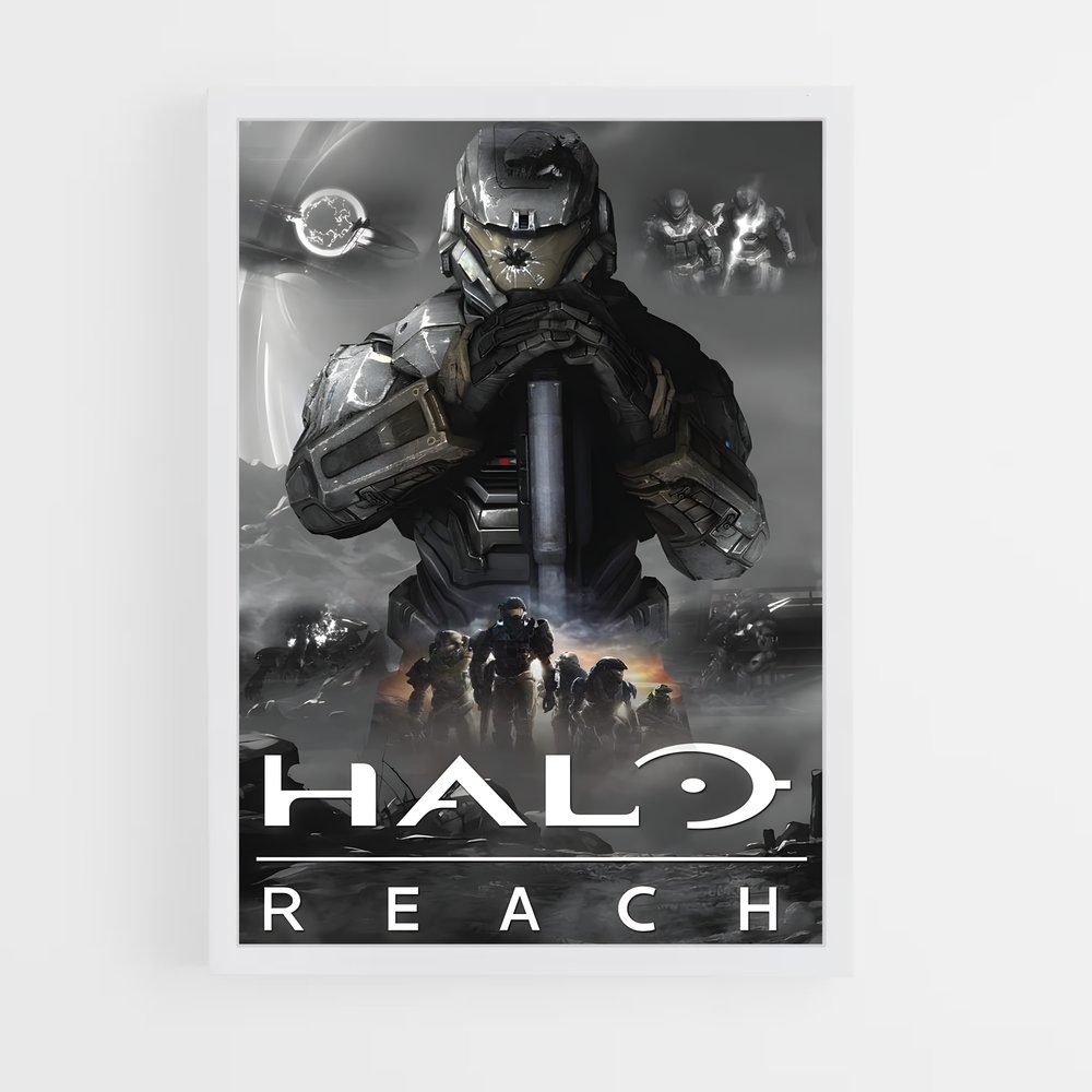 Poster Reach Galactique – affiche Halo (vue 3)