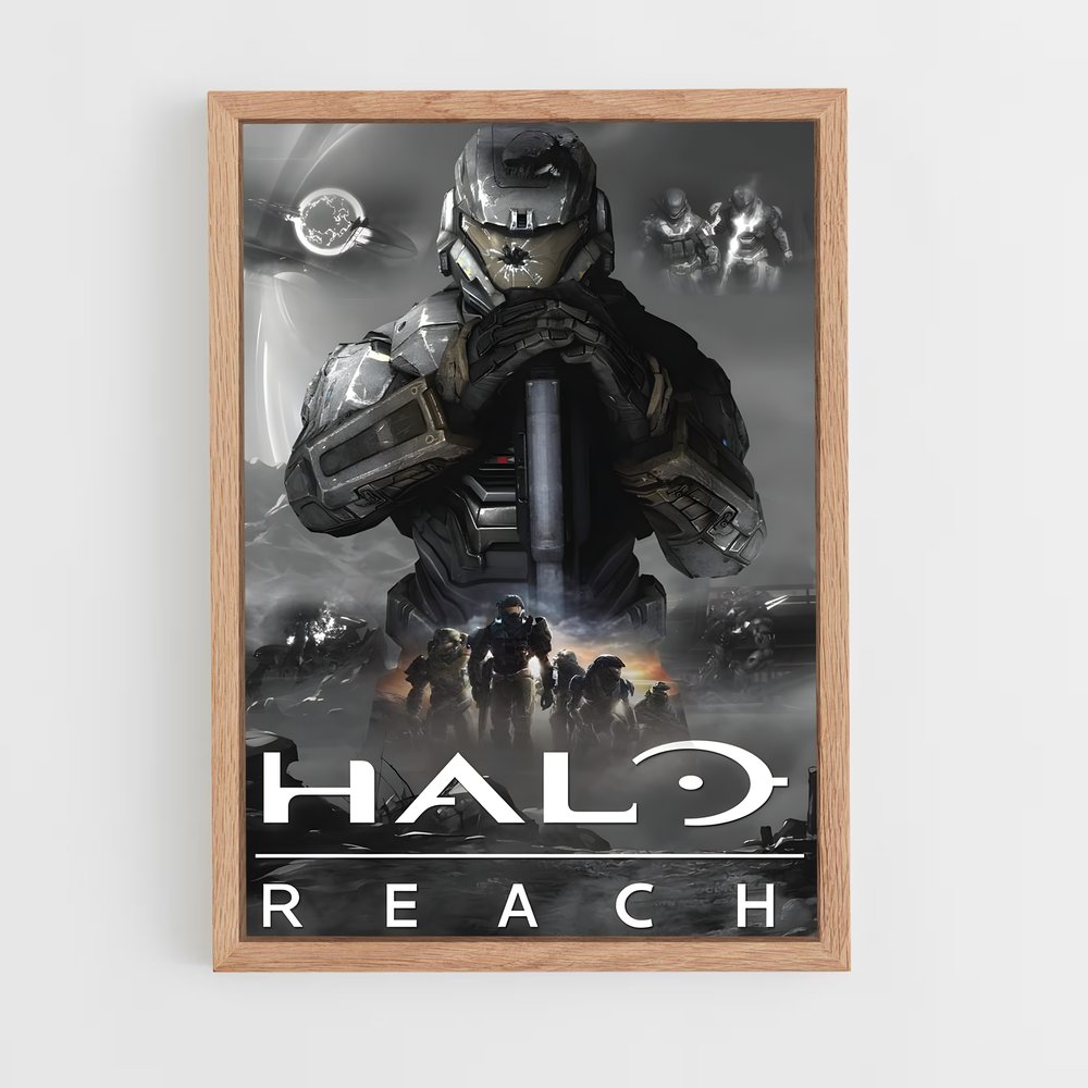 Poster Reach Galactique – affiche Halo (vue 4)