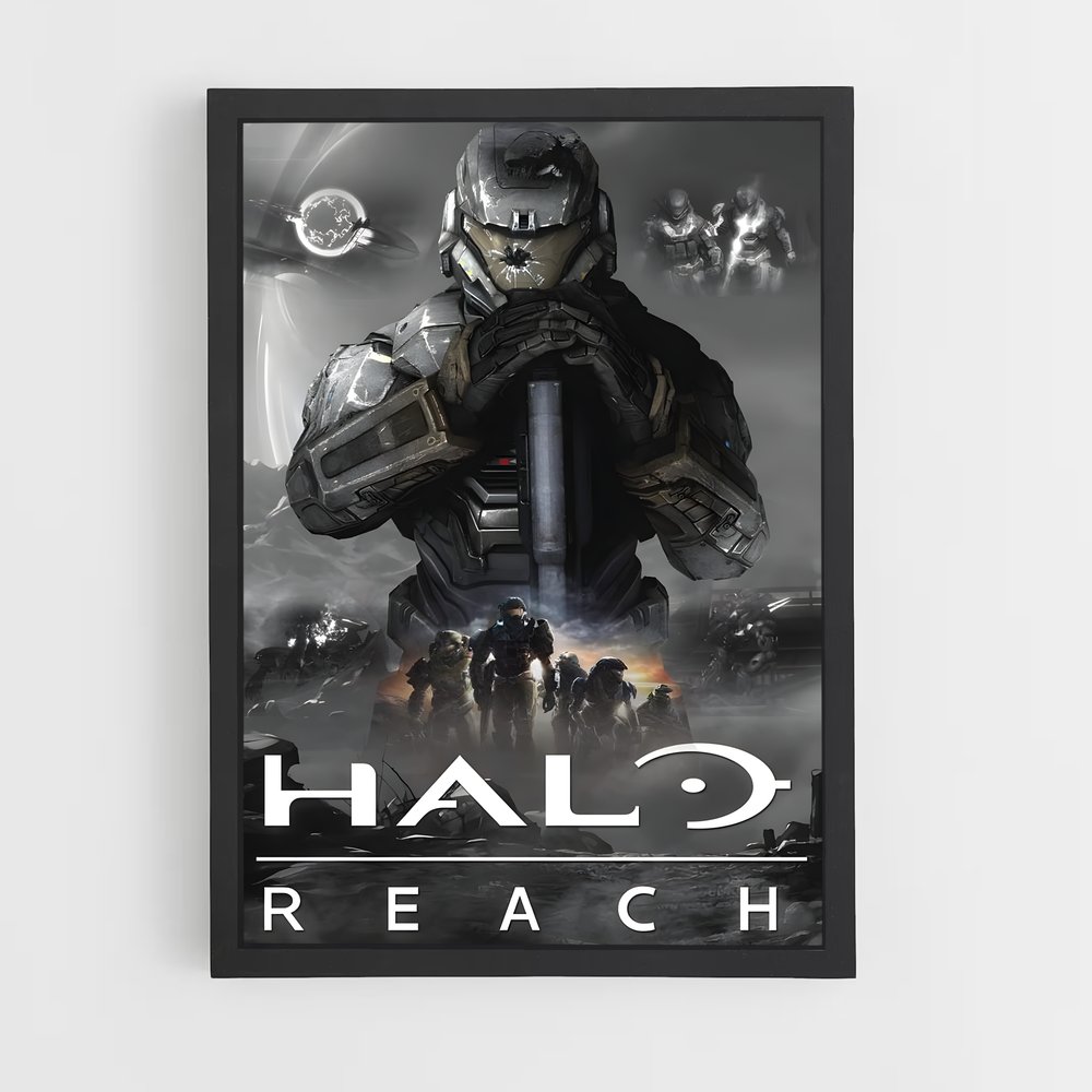 Poster Reach Galactique – affiche Halo (vue 2)