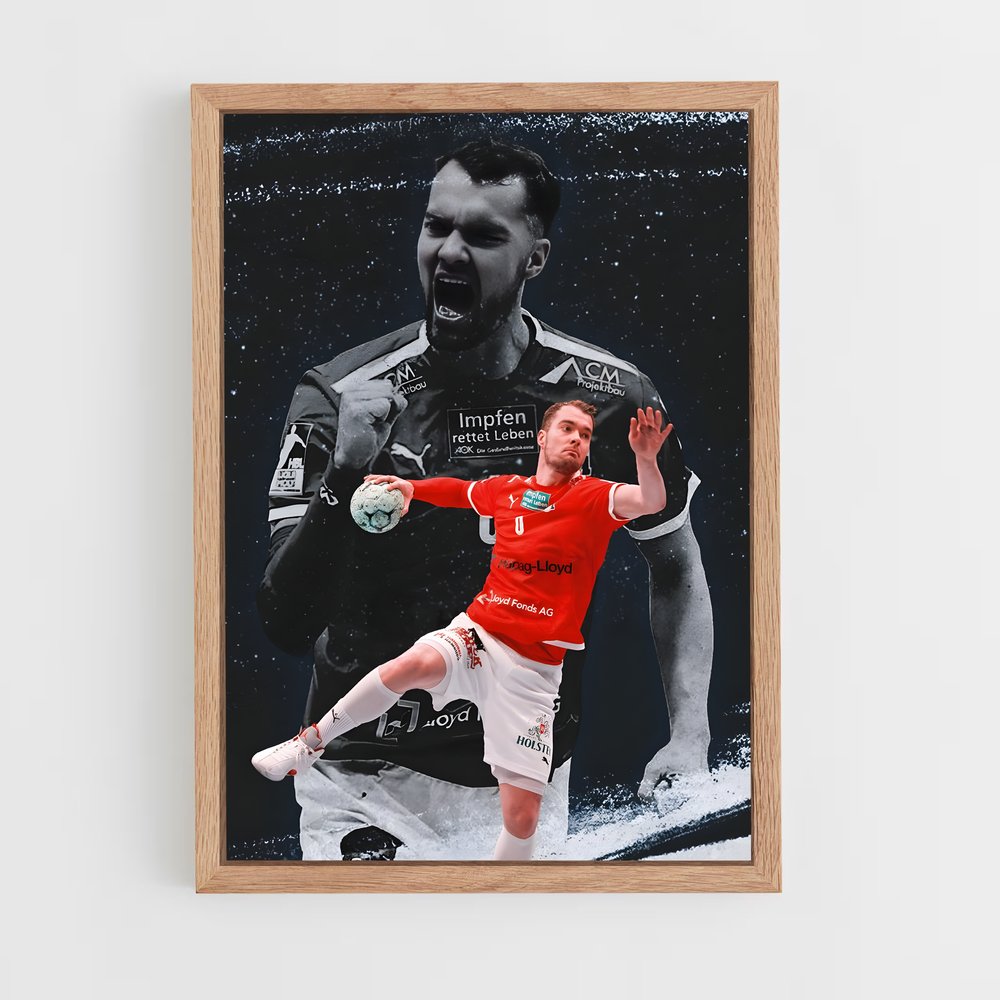Poster Action Intense – affiche Handball (vue 4)