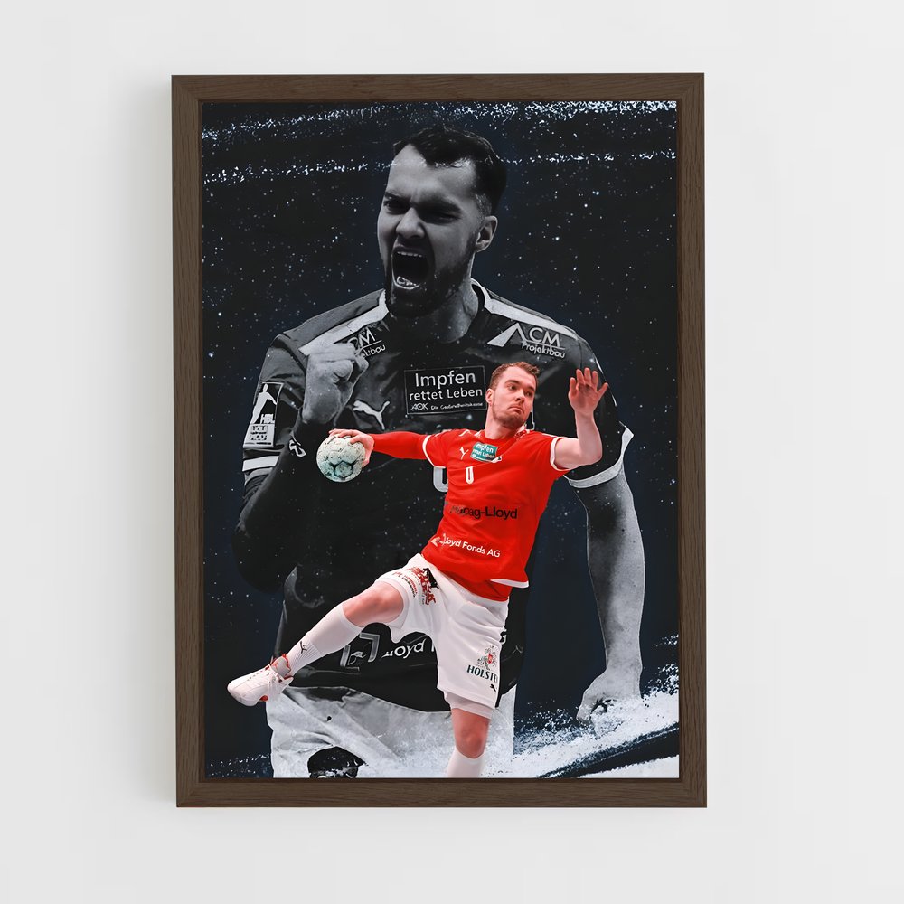 Poster Action Intense – affiche Handball (vue 5)